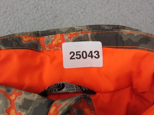 North Face Jacket Youth Boys Small 7/8 Green Camo Puffer Coat Parka Full Zip TNF - Picture 16 of 16
