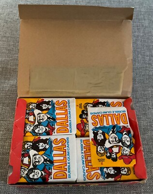1981 Donruss DALLAS TV Series Trading Cards - 1 Sealed Wax Pack