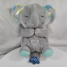 Nuby Motion & Sound Baby Sleep Machine White Noise Elephant Plush Light Music 9"
