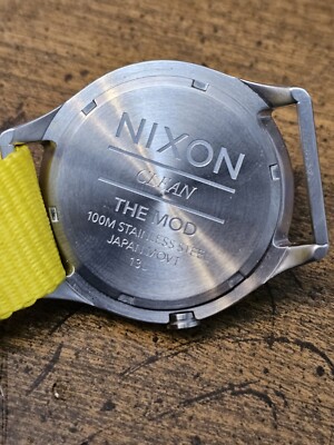Nixon shine on the Vega SS white mod silver tone watch NEW BATTERY Nixon vega watch - Gem main image 4