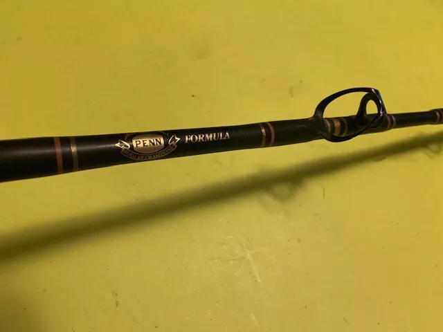 VINTAGE PENN FORMULA 5 FOOT 6 INCH 30 TO 80 POUND CLASS STAND-UP FISHING ROD  W@W