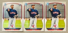 Dayan Frias 3x Lot 2023 Bowman Chrome 1st Prospects Baseball #BCP-26 Base Card