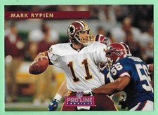 1992 Pro Line Profiles Football Mark Rypien #433 Redskins👍