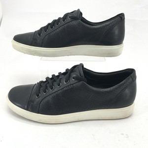 ecco women's soft 7 perforated tie sneaker