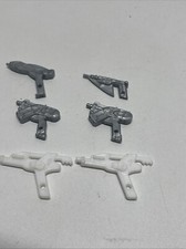 Lot Of 6 Vintage Mighty Morphin Power Rangers Weapons White Gun Blasters