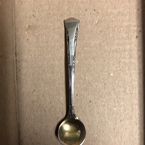 ONE Nice GORHAM Sterling Individual Salt SPOON GREENBRIER Pattern NO MONOgram