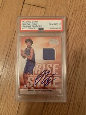 2023 Panini Hoops RiseNShine Dereck Lively II Signed Rookie RPA PSA/DNA 10 AUTO