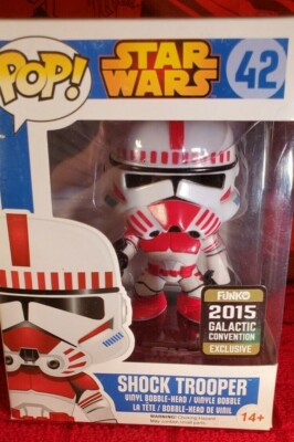 Funko Pop Shock Trooper Star Wars Celebration Exclusive w/Stack