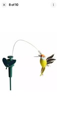 6x BIRD Solar Powered Flying Fluttering Garden Yard Outdoor Flowers Decor