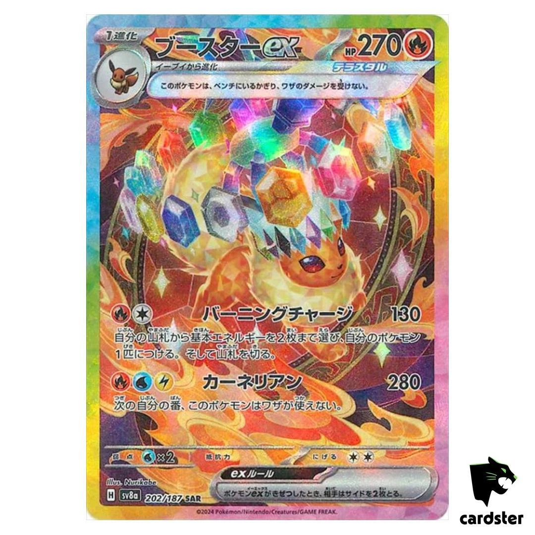 Preços baixos em Flareon ex 202/187 Sv8a: Terastal Fest Ex | eBay