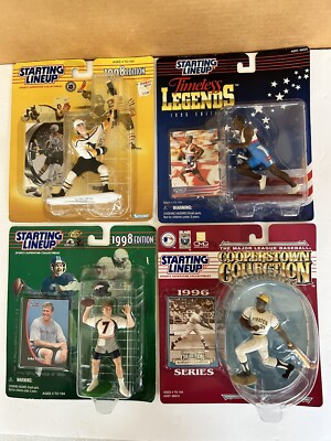 Starting Lineup Lot of 4 - 90 s Among Best In Their Sport NHL MLB NFL USA TRACK