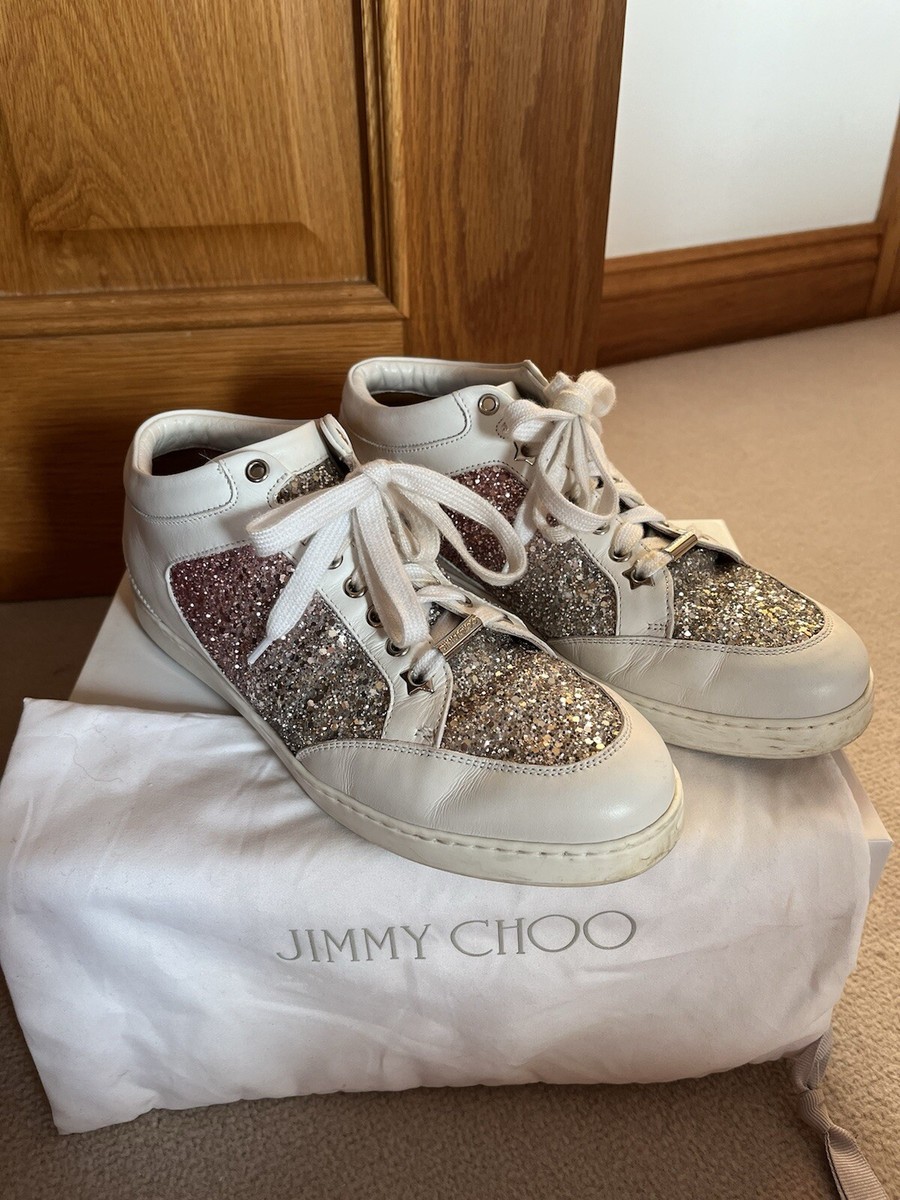 Jimmy choo Glitter Trainers UK