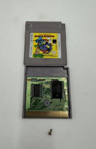 Itchy & Scratchy Miniature Golf Madness (GameBoy, 1994) Authentic Working - Picture 1 of 12