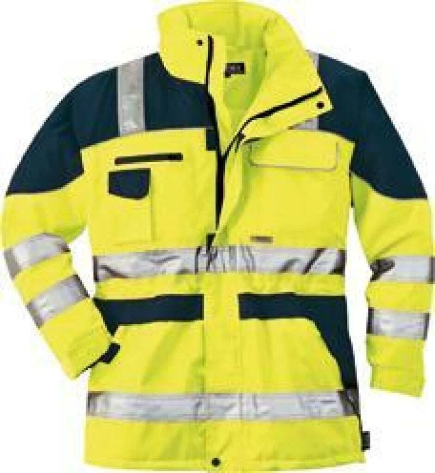 ELUTEX ELTEX Warnschutzparka gelb-blau Arbeitsparka