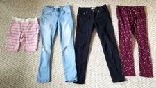 Girls Lot of 4 Jeans, Leggings & Shorts Size 10