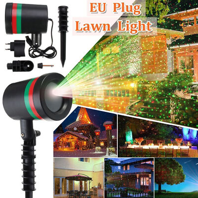 LED Laser Projektor Garten Licht Weihnachts Beleuchtung Dekor Party Außen