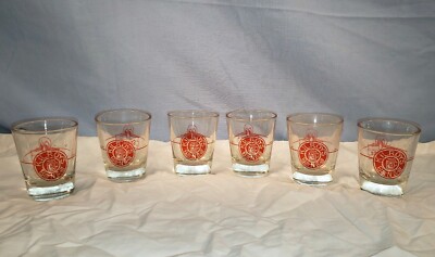 6 Kilroy/'s Sports Bar n Grill Shot Glasses NEW 2/" red logos Bloomington Indiana