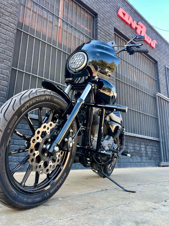 Harley Davidson 04-22 Sportster 883/1200 碰撞笼带减震器-点式 — 第 3/4 张图片