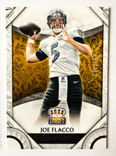 2016 Panini Crown Royale Joe Flacco PINK Parallel Card SP #/199 Ravens Star!