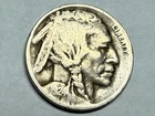 1924-D Indian Head BUFFALO NICKEL. VG. #n2