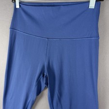 lululemon Wunder Under Capri Leggings Blue High Rise Stretch Women's 8