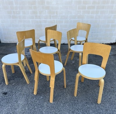 Original Vintage Alvar Aalto 66 ARTEK Chair Stuhl MidCentury Design MoMa 1980s