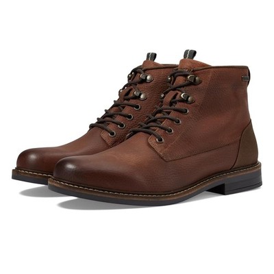 Barbour Deckham Cedar Leather Chukka Boots Mens 9 M Lace Up Ankle Boot