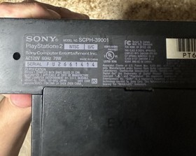 Sony PlayStation 2 Fat PS2 System Console SCPH-30001 + Controller Cables Bundle