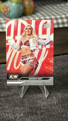 #ad #ad 2024 Upper Deck AEW All Elite Wrestling Mariah May #28 RC $2.99