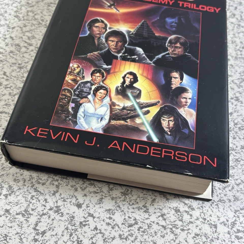 Star Wars The Jedi Academy Trilogy By Kevin J. Anderson HCDJ SFBC Book Club 1994 - Image 2 of 4