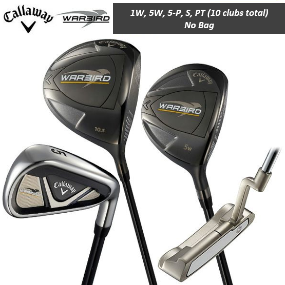 良品　人気　Callaway Warbird　買い足し不要　即ラウンドOK Callaway Warbird 10-Piece Golf Club Set No Bag Right-handed From