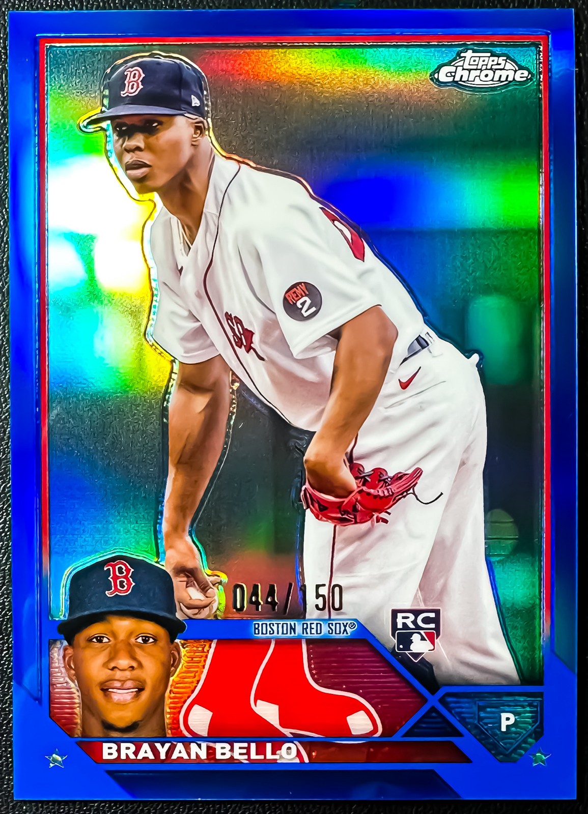2023 Topps Chrome - Brayan Bello #57 Blue Refractor /150 (RC)
