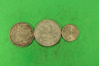 Litas 1925 vz unc ! 5 Litai 1925 vz 5 Litai 1936 fvz hübsches Lot