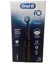 Oral-B iO Series 2 Rechargeable Electric Powered Toothbrush NEW Black