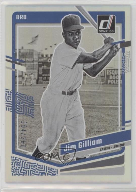 2023 Panini Donruss Career Stat Line 254/360 Jim Gilliam #208 0i1b
