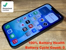 Apple iPhone 13 - 128 GB - Black Factory Unlocked A2482 - Good Cond - 100 Bat
