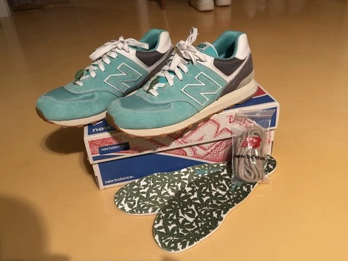 US11/EU45 Oshman’s x mita x New Balance 574 “Mojito” Sneaker. WIE NEU