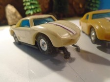VINTAGE TWO (2)  1/64 SCALE SLOT CARS, HONG  ...