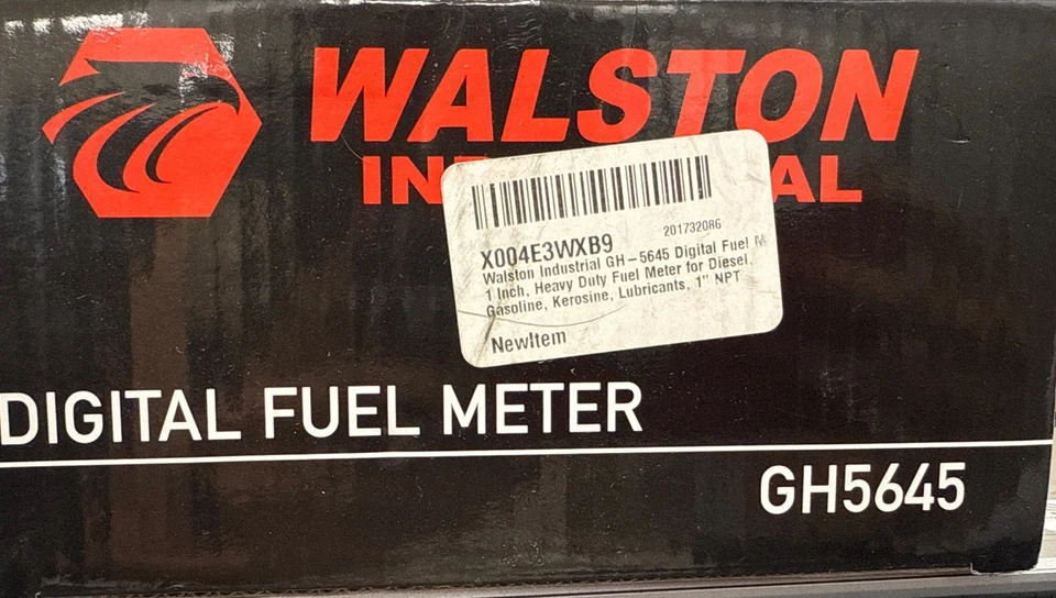 Medidor de combustible digital NPT preciso de 1 pulgada - resistente al agua y al polvo, 3-30 GPM Foto 2 de 4
