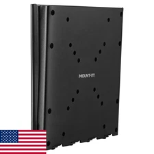 Mount-It! Low Profile Fixed TV Wall Mount 23-42 Inch Ultra Slim Steel VESA 200x2