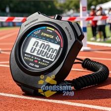 Electronic Digital Sport Stopwatch Timer LCD ...