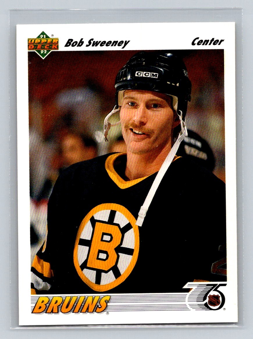 1991-92 Upper Deck #391 Bob Sweeney Boston Bruins