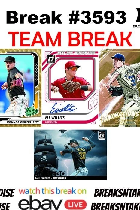 Break #3593: 2026 Panini Donruss Baseball Hobby CASE (12 BOX) Team Break