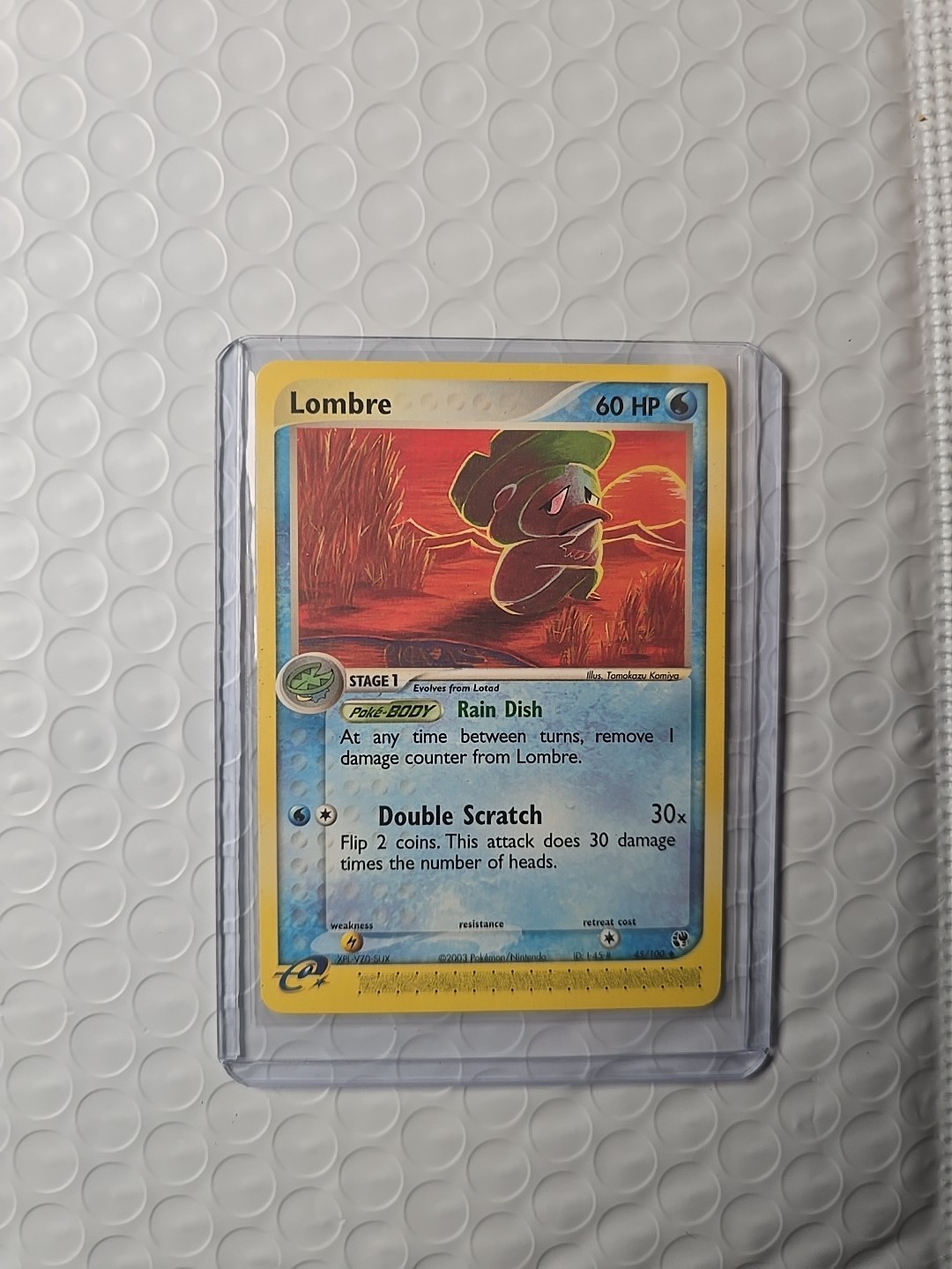 Lombre 45/100 Sandstorm Regular - LP - Pokemon E-Series