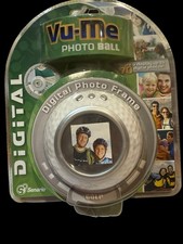 Vu-Me Photo Golf Ball Digital Photo Frame Holds 70 Pictures New Sealed