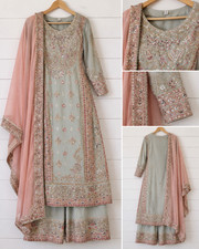 Pakistani Dress Salwar Kameez Ready To Wear Suits Indian Wedding Party 3 Piece M