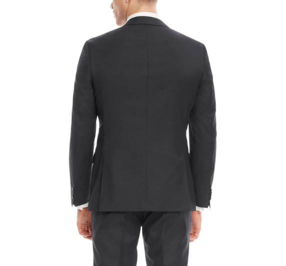 Hugo Boss men's Slim Fit Virgin Wool Suit Coat- Dark Grey -size 42L -retail $495 thumbnail 3