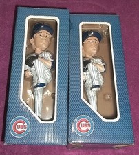 Two 2018 KYLE HENDRICKS Chicago Cubs Bobblehead Figures in box BDA Sports