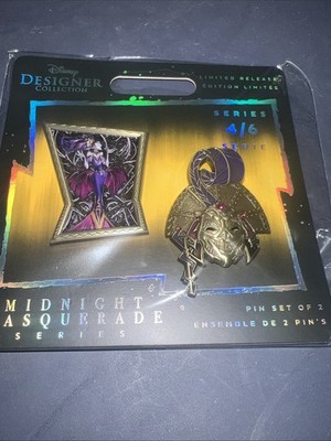 ディズニー デザイナー コレクション ミッドナイト マスカレード メガラ ピンズ Disney Midnight Masquerade YZMA Designer Limited Edition Pin Set 4