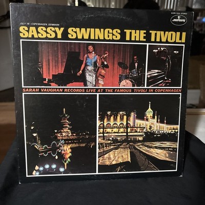 SASSY SWINGS THE TIVOLI SARAH VAUGHN LIVE IN COPENHAGEN VINYL LP